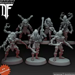 $12.00Corpse-Composite Shadowhusks | dark evil cyborg space pain elf of elves body stealer