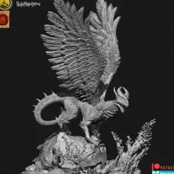 $12.00feral young dragon (without rider)