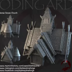 $13.95Dark Realms - Odingard - Norse Stave Church