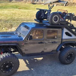 $15.00CGRC Z Series ATV carrier for Axial SCX10-3 Jeep Gladiator