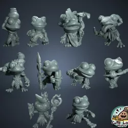 $15.00CHIBI Frogfolk Villagers Set 1