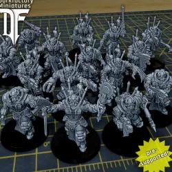 $15.00Corrupted Void Commandos | Space men who gave up being marine biology enforcers to sew chaos