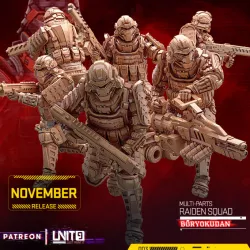 $15.99Cyberpunk - Raiden Squad - multi-parts models
