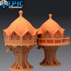 $19.90Elf Forest Houses - Elven Hut Building -Tree Fort