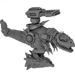 $2.95Cyborg t-rex with optional bakc mounted cannon