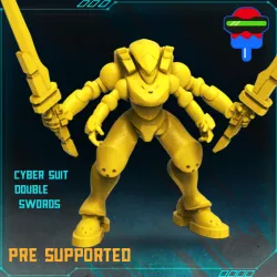 $2.99CYBERPUNK BATTLE DOUBLE SWORDS
