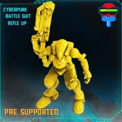 $2.99CYBERPUNK BATTLE SUIT RIFLE UP