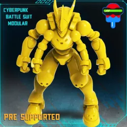 $2.99CYBERPUNK BATTLE SUIT SET C MODULAR