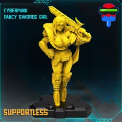 $2.99CYBERPUNK FANCY SWORDS GIRL