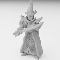 $2.99Dark Elf Noble Miniature (32mm, modular)