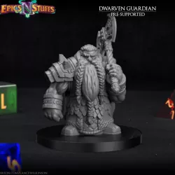 $2.99Dwarf Guardian Variant Miniature - pre-supported