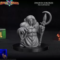 $2.99Dwarven Female Sorceress Miniature