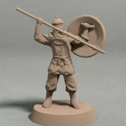 $2.99Empire of Jagrad Soldier with Spear - Pose 1