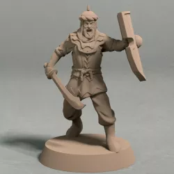 $2.99Empire of Jagrad Soldier with Sword - Pose 2