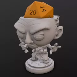 $2.99Female Dwarf (Danica) Dice Head