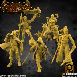 $20.00Enemies and Allies of Drizzle - 32mm scale presupported character set