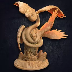 $21.00Couatl Winged Serpent- Presupported