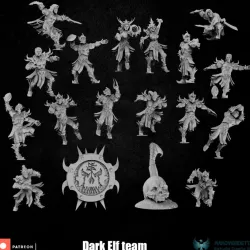$22.00dark elf team