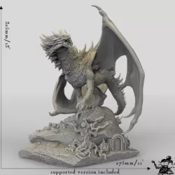 $25.00Colossal Unique Dragon Diorama 325mm/13 inch height