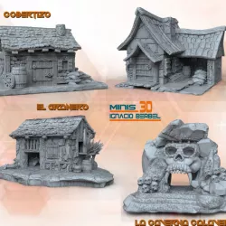 $3.00CASA MEDIEVAL PARA WARHAMMER