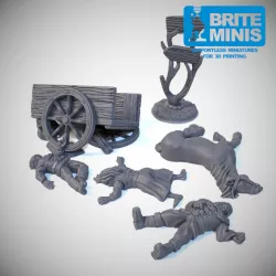 $3.00Death on the road - Supportless and Easy to print for FDM & resin