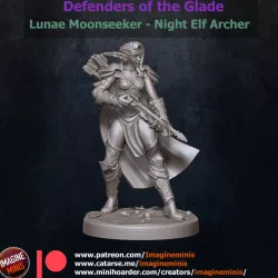 $3.00Defenders of the Glade - Night Elf Archer - Lunae Moonseeker