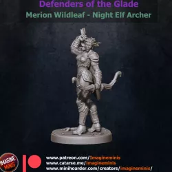 $3.00Defenders of the Glade - Night Elf Archer - Merion Wildleaf