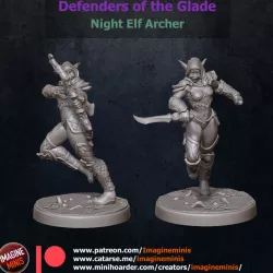 $3.00Defenders of the Glade - Night Elf Archer - running pose