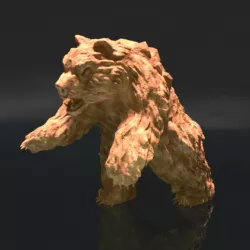 $3.00Dire Bear miniature - Standing up