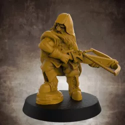 $3.00Dwarf Ranger with Crossbow (32mm scale miniature)