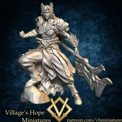 $3.00Gaint axe lion warrior Male (Barbarian , Warrior)