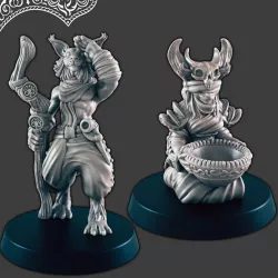 $3.50Desert Catfolk - Seer and Guide [Support-free]