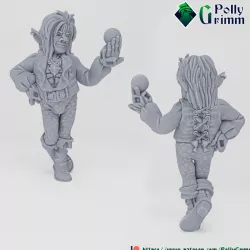 $3.50Fantasy tabletop miniature character. Goblin king