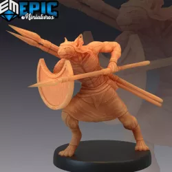 $3.90Catfolk Sphynx Spear Warrior / Feline Warrior / Desert Fighter