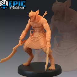 $3.90Catfolk Sphynx Undying Warrior / Feline Warrior / Desert Fighter