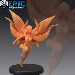$3.90Dark Fairy Flying / Female Nature Spirit / Forest Fey