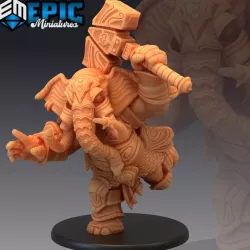$3.90Elephant Folk Paladin Hammer / Tusked Warrior / Player Character