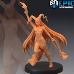 $3.90Enchantress Attacking / Succubus Sorceress / Female Devil Magician