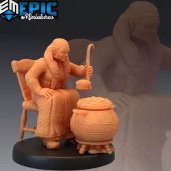 $3.90Fire Dwarf Female Cooking / Dwarven Villager / Mystical Old Woman / Elemental