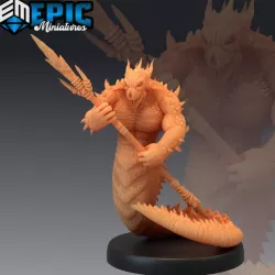 $3.90Fire Salamander Spear / Volcano Reptile / Magma Creature / Burning Land