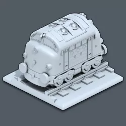 $3.99Bulldog - Trains & Rails World - STL files for 3D printing