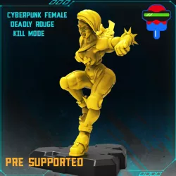 $3.99CYBERPUNK FEMALE DEADLY ROGUE KILL MODE