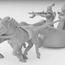 $3.99Dark Elf Chariot Miniatures (32mm, modular )