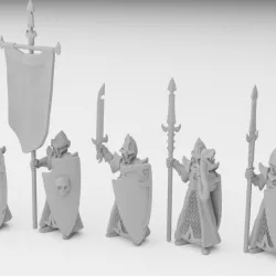 $3.99Dark Elf Infantry (32mm, modular)