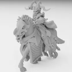 $3.99Dark Elf Masked One Miniature (32mm, modular)