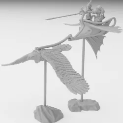 $3.99Elven Eagle Chariot Miniature (modular)
