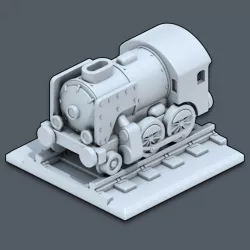 $3.99Emerald - Trains & Rails World - STL files for 3D printing