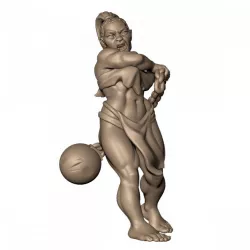 $3.99Female Orc steel ball