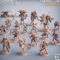 $30.00COMPLETE Human Fighters Guild (presupported)