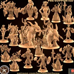 $39.00Draenei BUNDLE Nr1 (19 Unique pre-supported STLs)